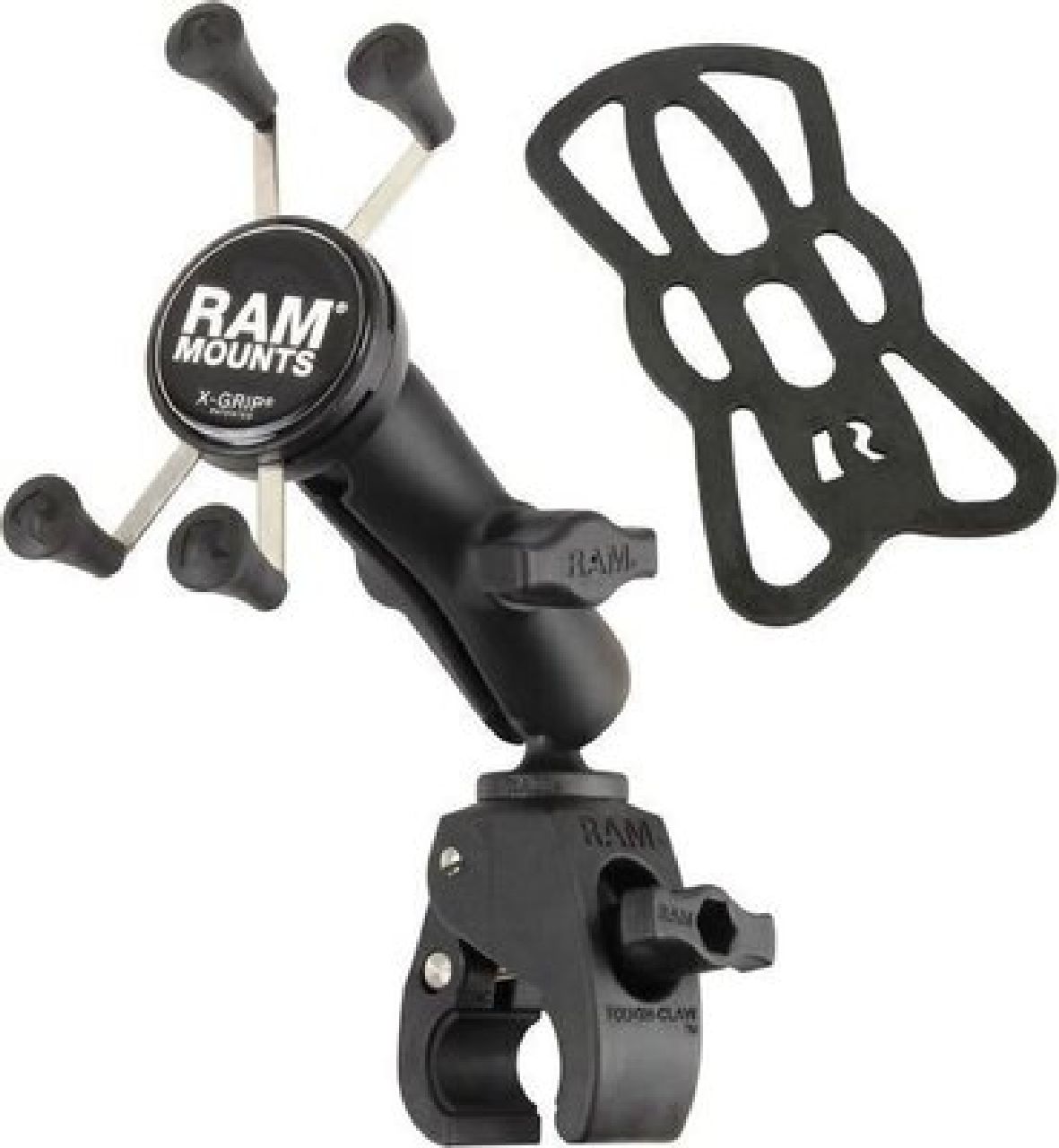 RAM Powered Phone Dock with RAM Tough-Claw Small Clamp Mount RAM-B-400-GDS-DOCK-V1 (sku 59253)